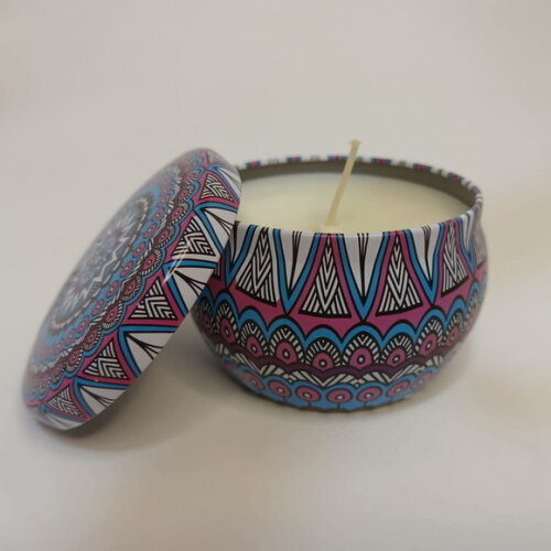 Velas na Lata Mandala Sortida