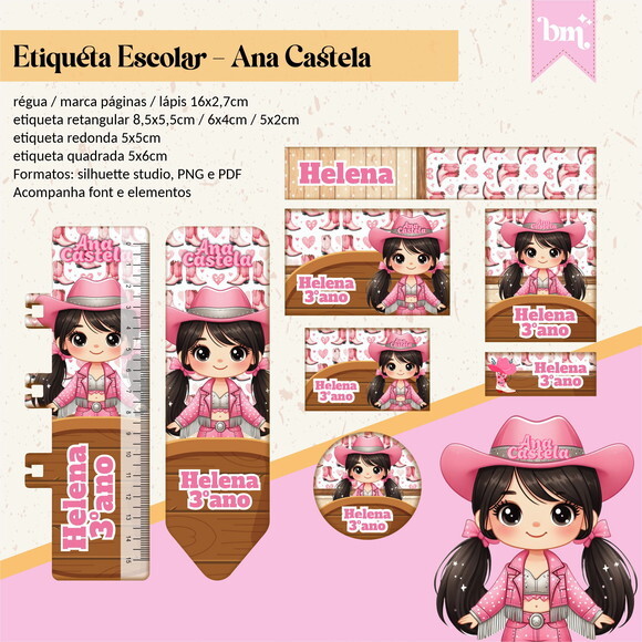 60 Etiquetas Ana Castela