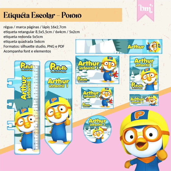 60 Etiquetas Escolares
