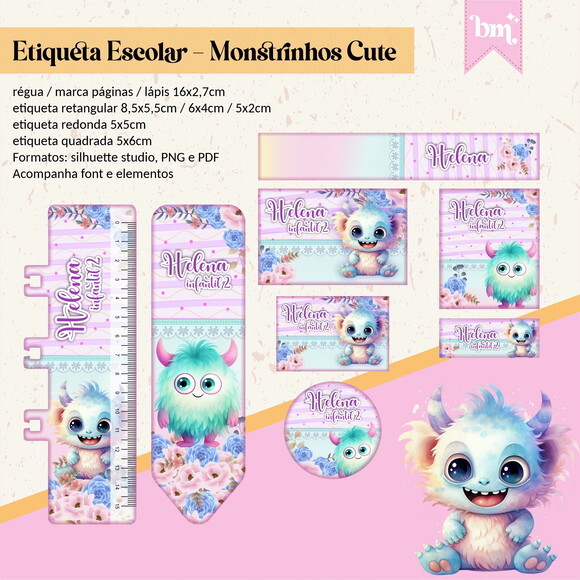 60 Etiquetas Escolares