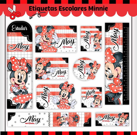 60 Etiquetas Escolares