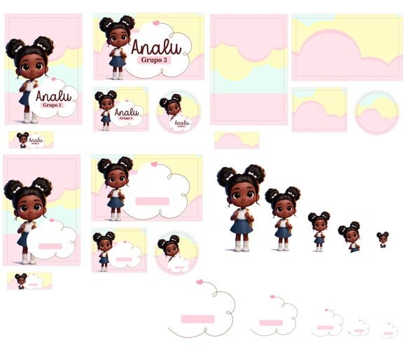 60 Etiquetas Escolares Personalizadas Prova D