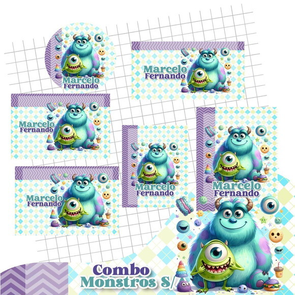 60 Etiquetas Monstros