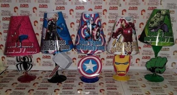 Abajour Personalizado com Luz de Led