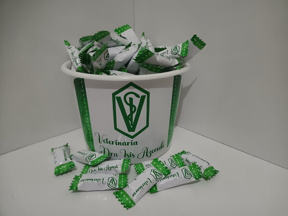 Balde Personalizado com 100 Balinhas - Qualquer Tema