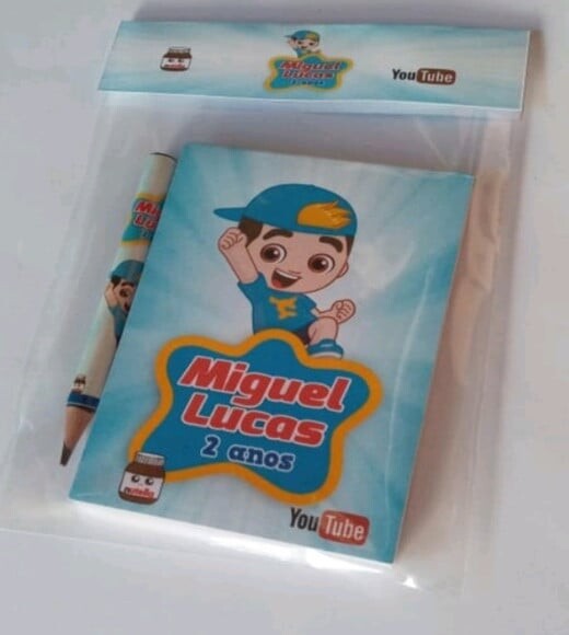 Bloquinho com Mini Lápis