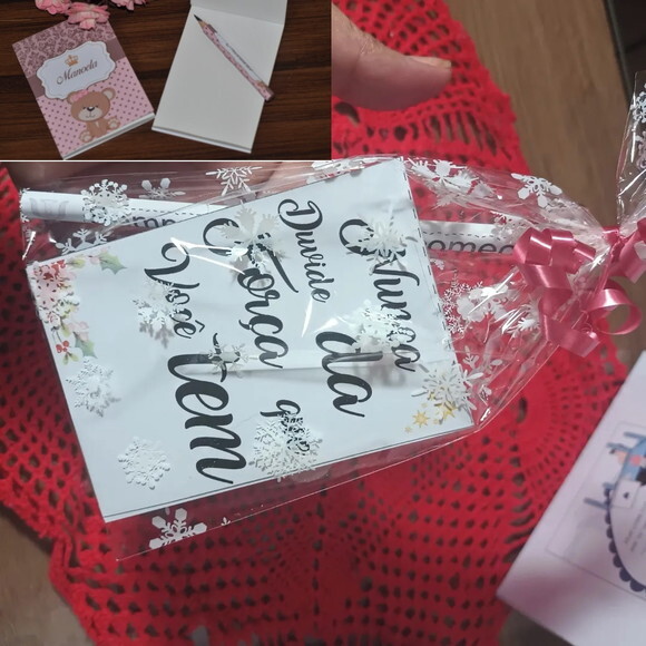 Bloquinho com Mini Lápis