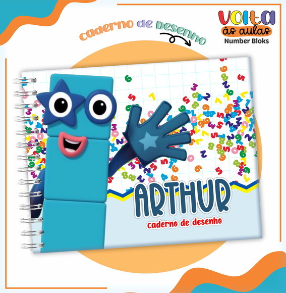 Caderno de Desenho- Qualquer Tema