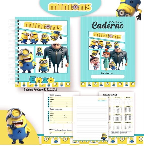 Caderno ou Agenda Personalizada