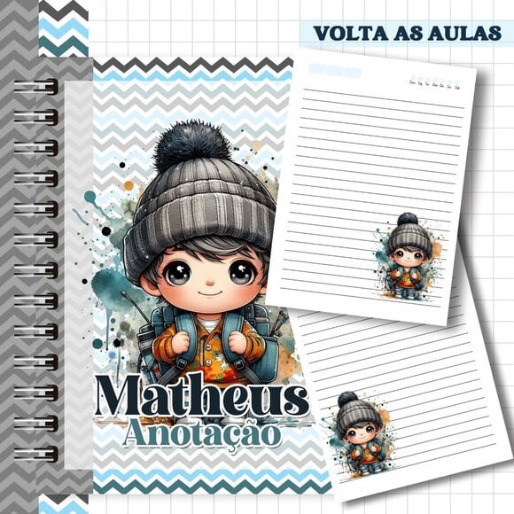Caderno ou Agenda Personalizada