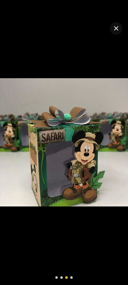 Caixa com Pote para Nutella Mickey