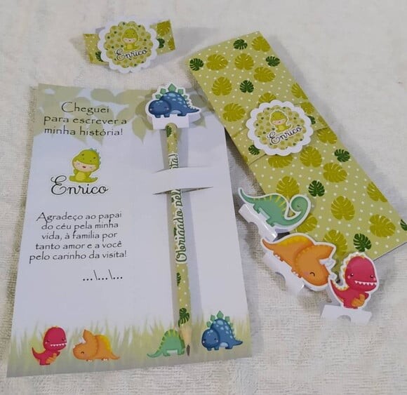 Card Envelope com Lápis Maternidade