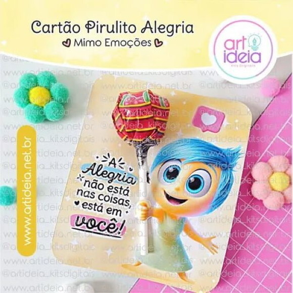 Card para Pirulito Divertidamente