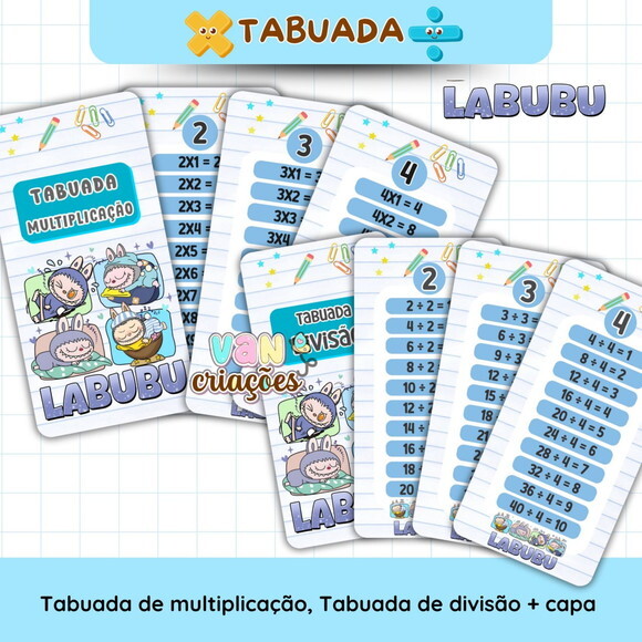 Chaveiro Tabuada Personalizada