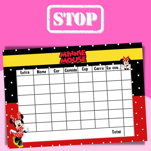 Jogo do Stop ( Conhecido Como Adedanha)