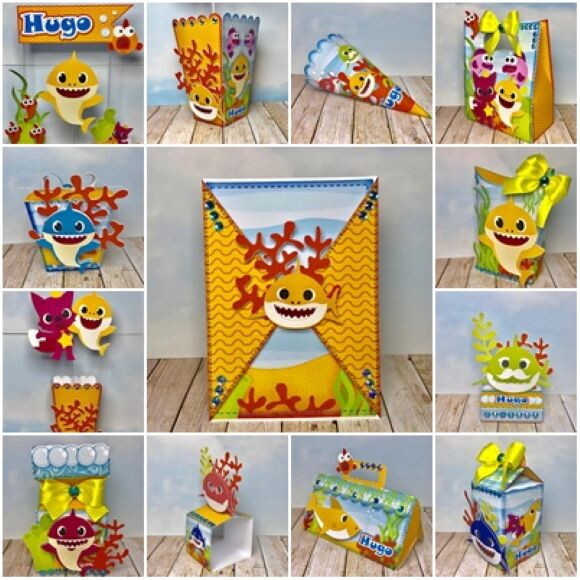 Kit 30 Lembrancinhas - Babyshark