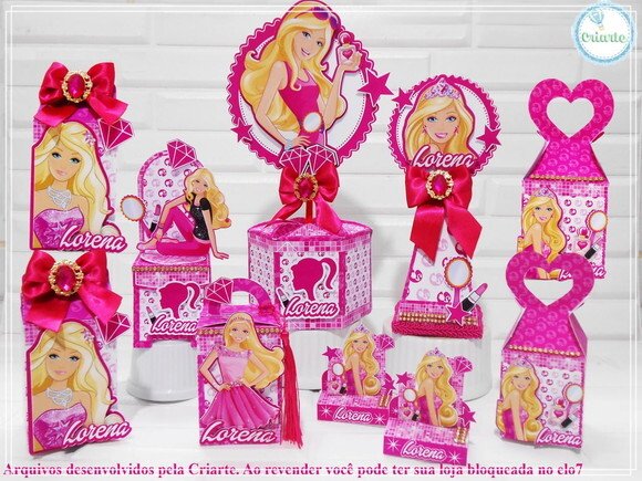 Kit 30 Lembrancinhas - Barbie