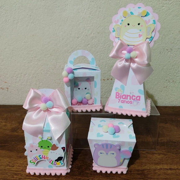 Kit 30 Lembrancinhas - Squishmallow
