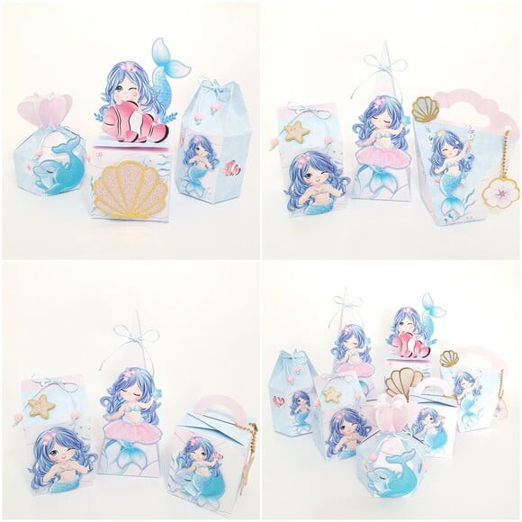 Kit 30 Lembrancinhas - Sereia