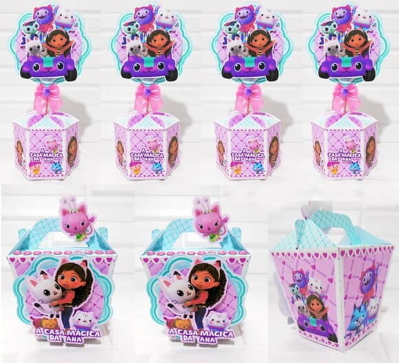 Kit 30 Lembrancinhas a Casa Mágica da Gabi