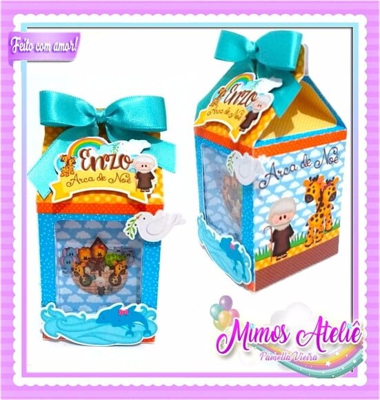 Kit 30 Lembrancinhas Arca de Noé