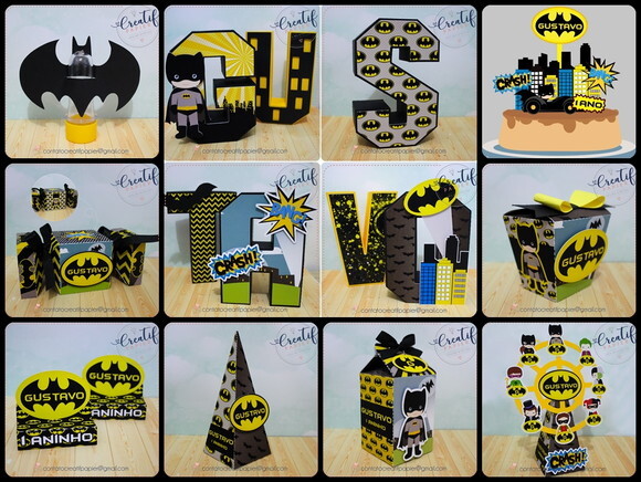 Kit 30 Lembrancinhas Batman