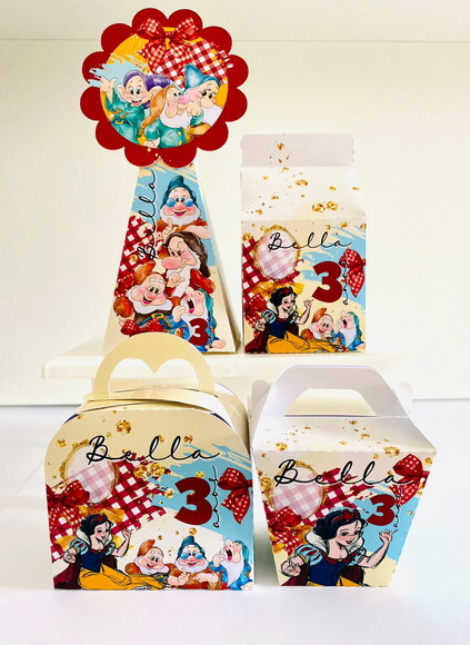 Kit 30 Lembrancinhas Branca de Neve
