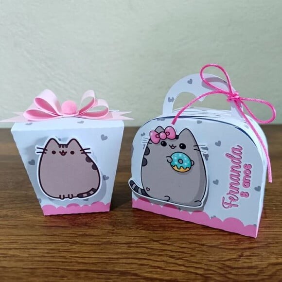 Kit 30 Lembrancinhas Cat Pusheen