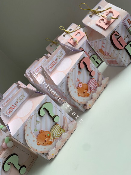 Kit 30 Lembrancinhas Chá Revelação