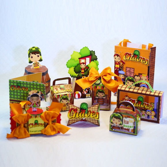 Kit 30 Lembrancinhas Chaves
