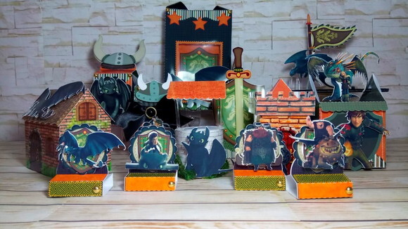 Kit 30 Lembrancinhas Como Treinar Seu Dragão