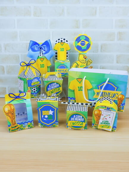 Kit 30 Lembrancinhas Copa do Mundo