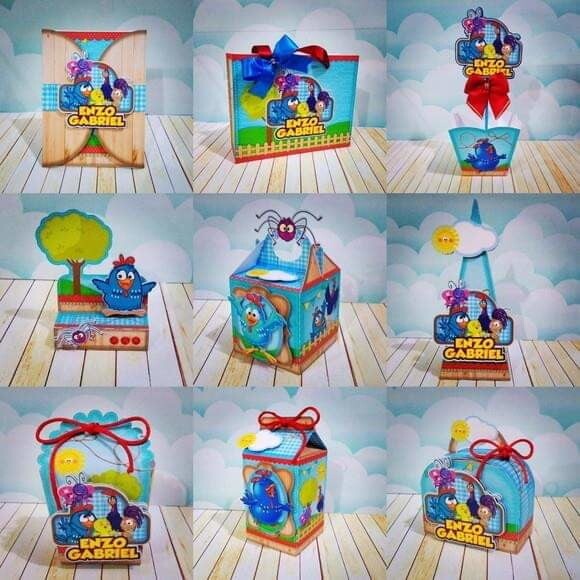 Kit 30 Lembrancinhas de Galinha Pintadinha
