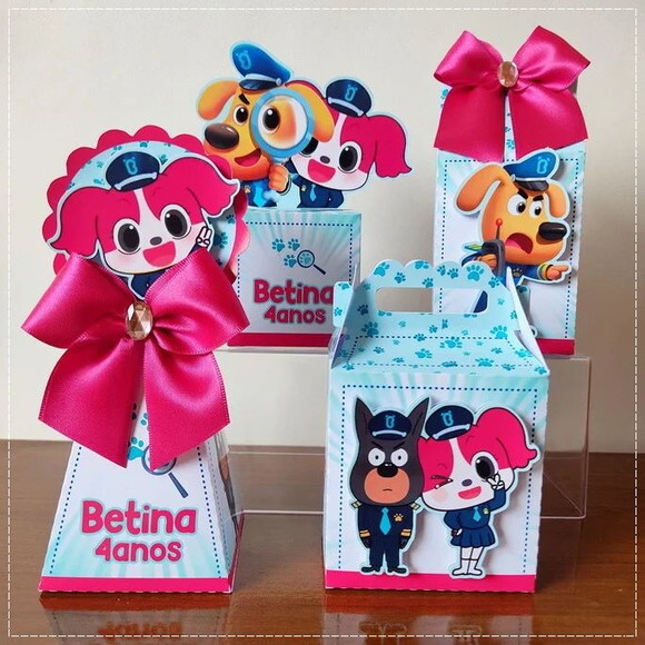 Kit 30 Lembrancinhas Detetive Labrador