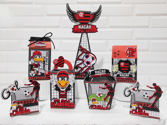 Kit 30 Lembrancinhas Flamengo