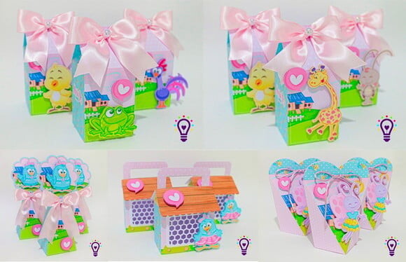 Kit 30 Lembrancinhas Galinha Pintadinha