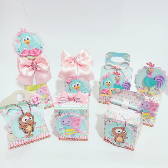 Kit 30 Lembrancinhas Galinha Pintadinha