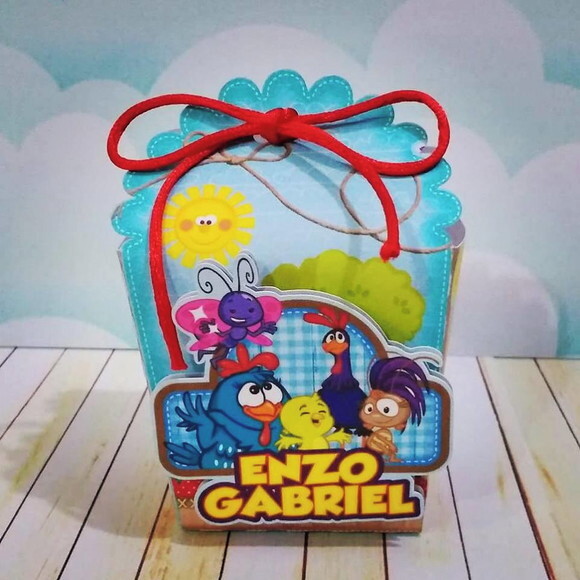 Kit 30 Lembrancinhas Galinha Pintadinha