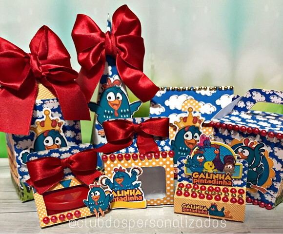Kit 30 Lembrancinhas Galinha Pintadinha