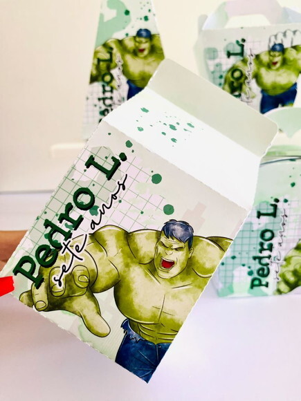Kit 30 Lembrancinhas Hulk
