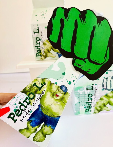 Kit 30 Lembrancinhas Hulk