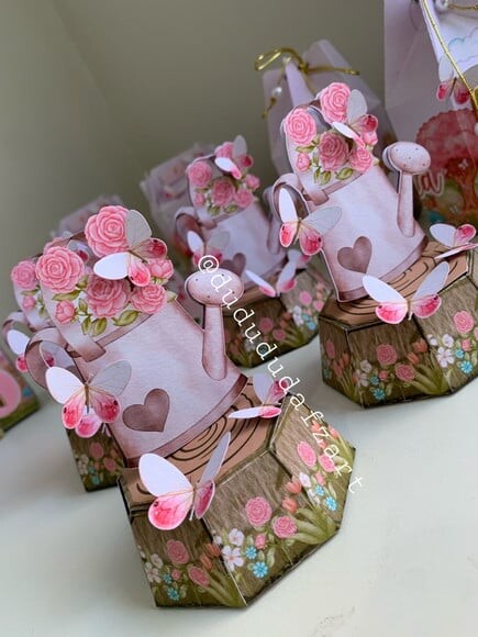 Kit 30 Lembrancinhas Jardim Encantado