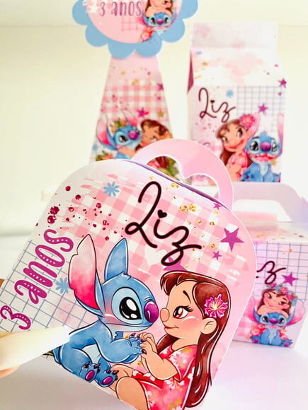 Kit 30 Lembrancinhas Lilo e Stitch