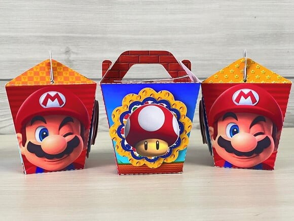 Kit 30 Lembrancinhas Mario Bros