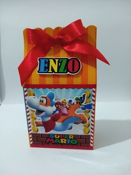 Kit 30 Lembrancinhas Mario Bros
