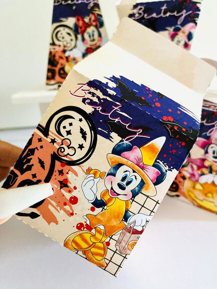 Kit 30 Lembrancinhas Minnie Halloween