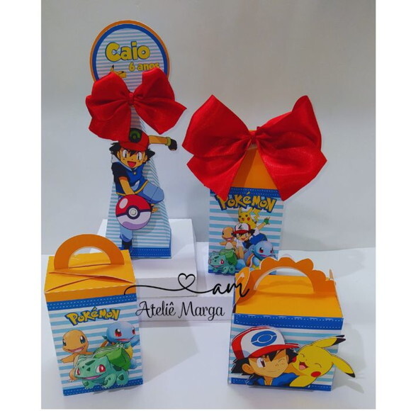 Kit 30 Lembrancinhas Pokemon