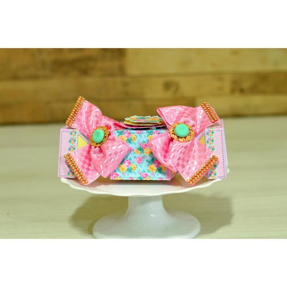 Kit 60 Lembranças Floral Rosa