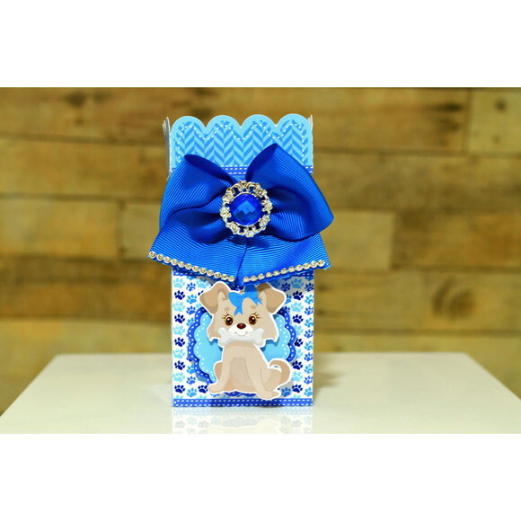 Kit 60 Lembrancinhas - Pet Azul