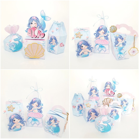 Kit 60 Lembrancinhas - Sereia